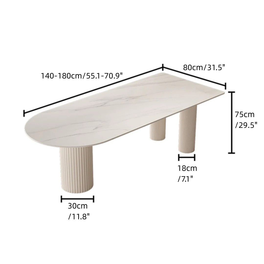 DUSTAN Dining Table - Radical Homes Singapore