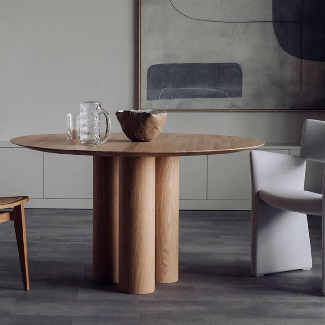 POWELL Wood Dining Table - Radical Homes Singapore