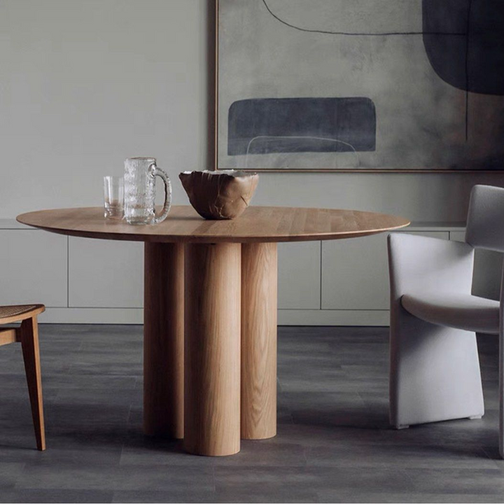 POWELL Wood Dining Table - Radical Homes Singapore