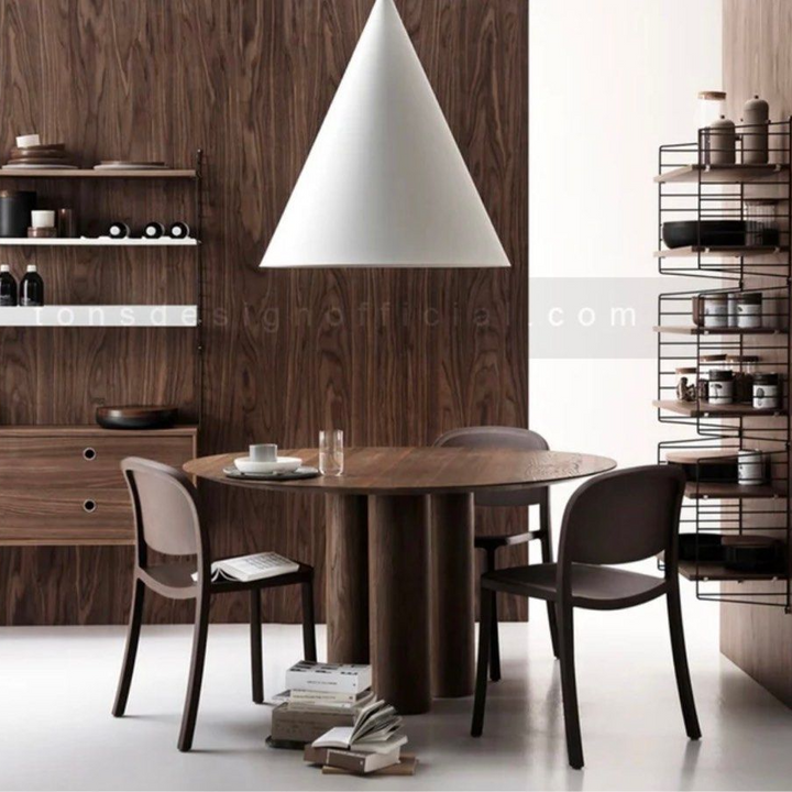 POWELL Wood Dining Table - Radical Homes Singapore