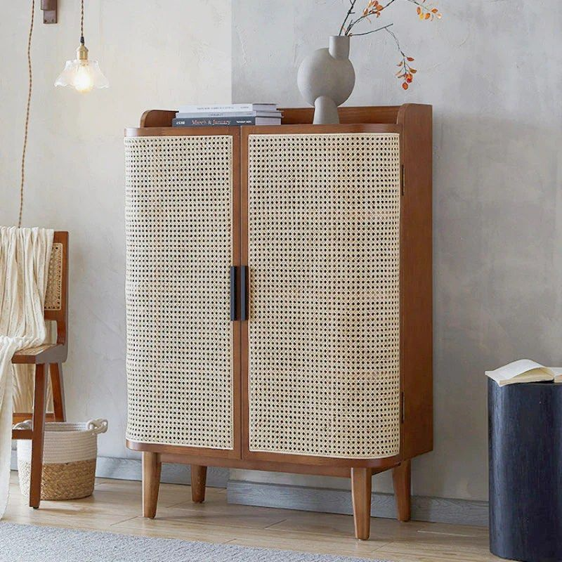 ROZE Rattan Shoe Cabinet - Radical Homes Singapore