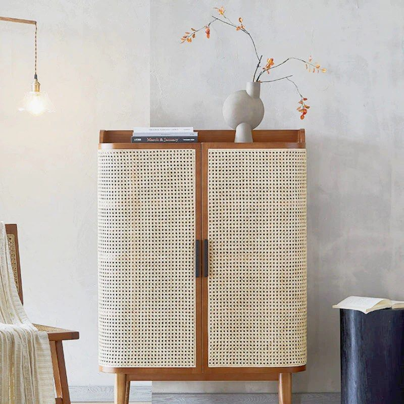 ROZE Rattan Shoe Cabinet - Radical Homes Singapore