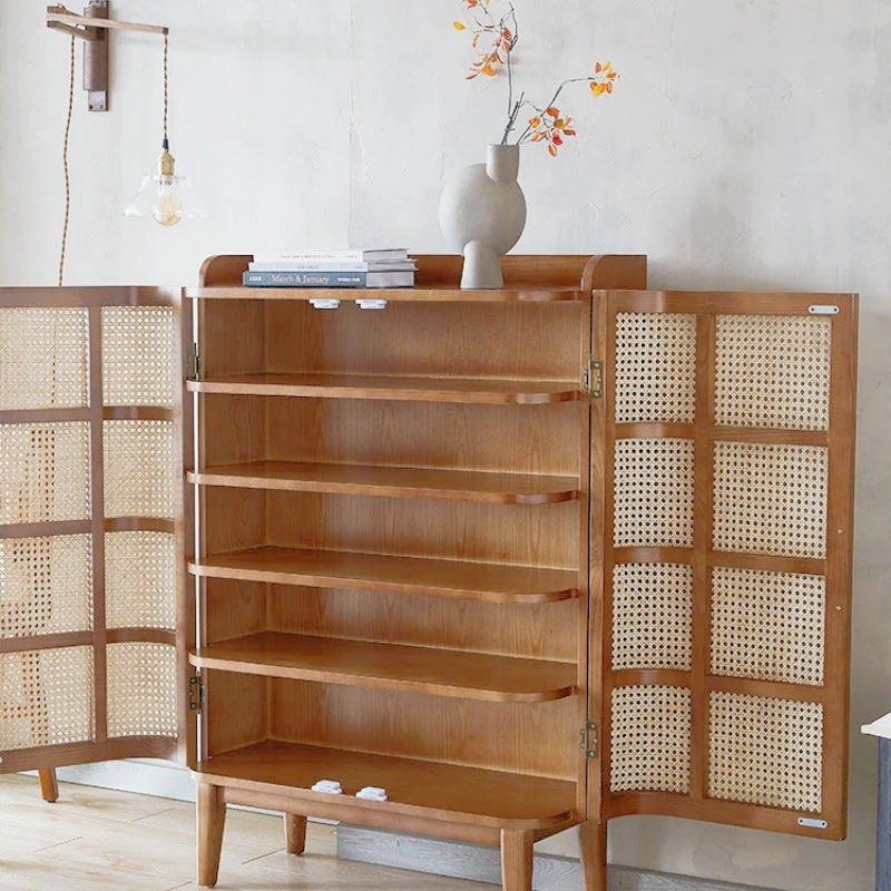 ROZE Rattan Shoe Cabinet - Radical Homes Singapore