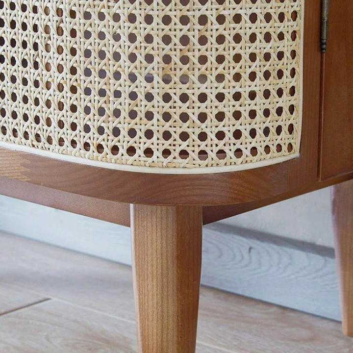 ROZE Rattan Shoe Cabinet - Radical Homes Singapore