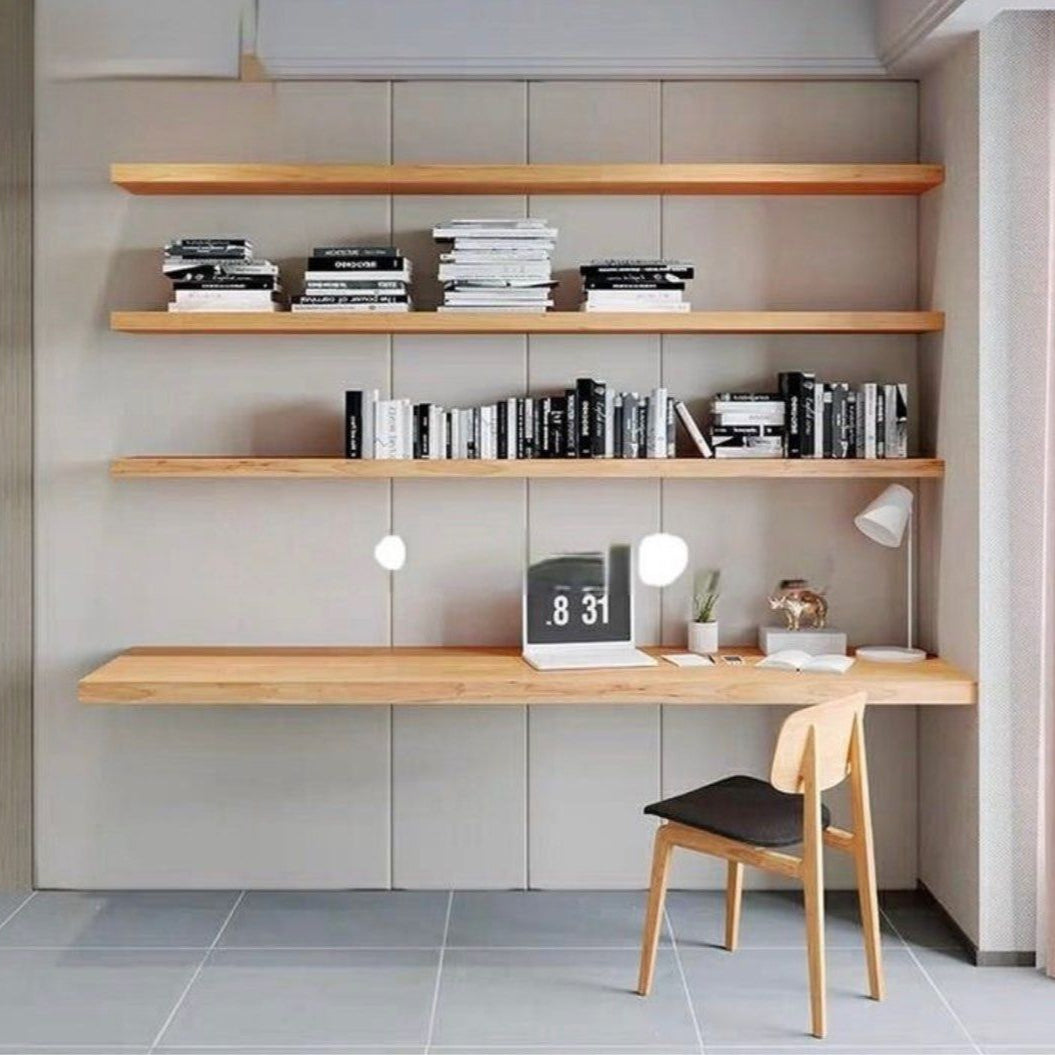 GRIMES Japandi Floating Study Table - Radical Homes Singapore