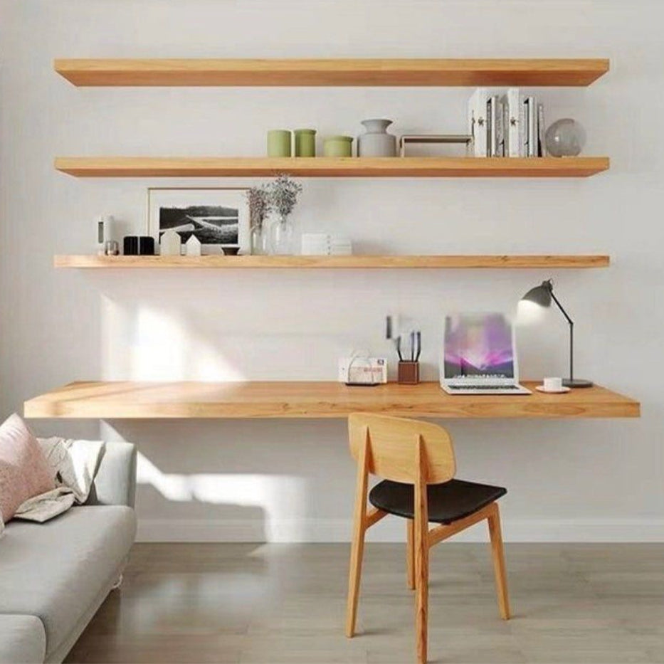 GRIMES Japandi Floating Study Table - Radical Homes Singapore