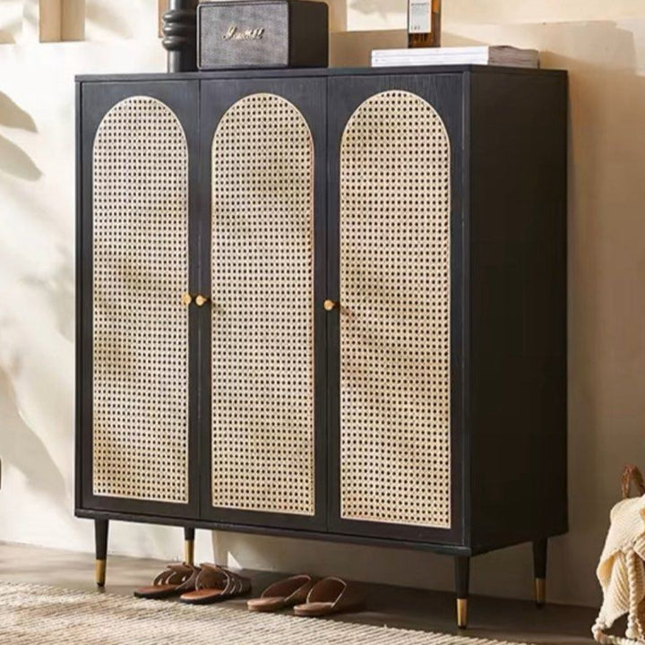 GRISEAN Rattan Shoe Cabinet - Radical Homes Singapore