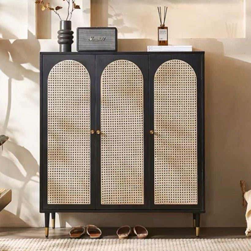GRISEAN Rattan Shoe Cabinet - Radical Homes Singapore