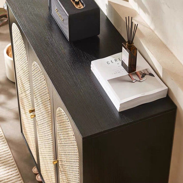 GRISEAN Rattan Shoe Cabinet - Radical Homes Singapore
