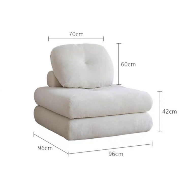 GRACE Modern Spill Resistant Lounge Chair - Radical Homes Singapore