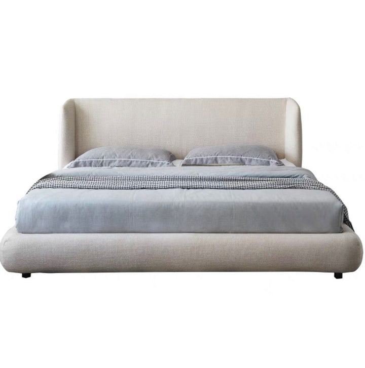 HADELE Modern Linen Bedframe - Radical Homes Singapore