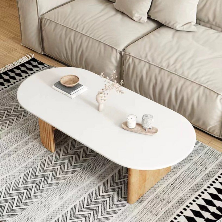 PAUL Japandi Solid Wood Coffee Table - Radical Homes Singapore