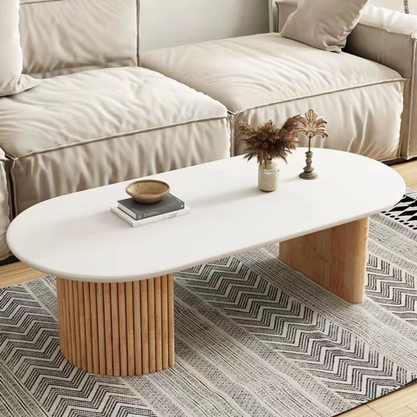 PAUL Japandi Solid Wood Coffee Table - Radical Homes Singapore
