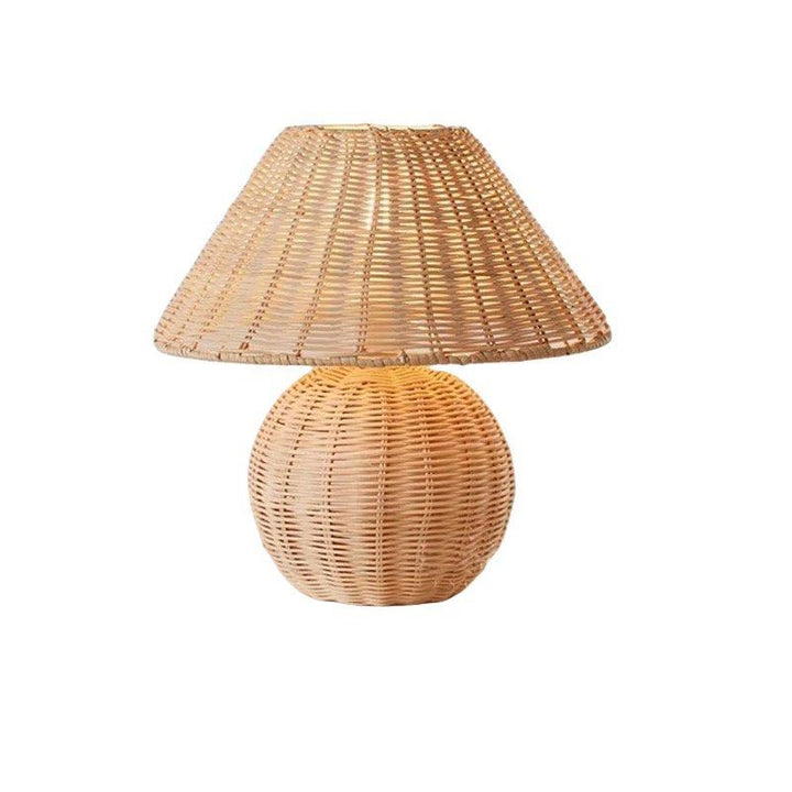 HAFREN Rattan Table Lamp - Radical Homes Singapore