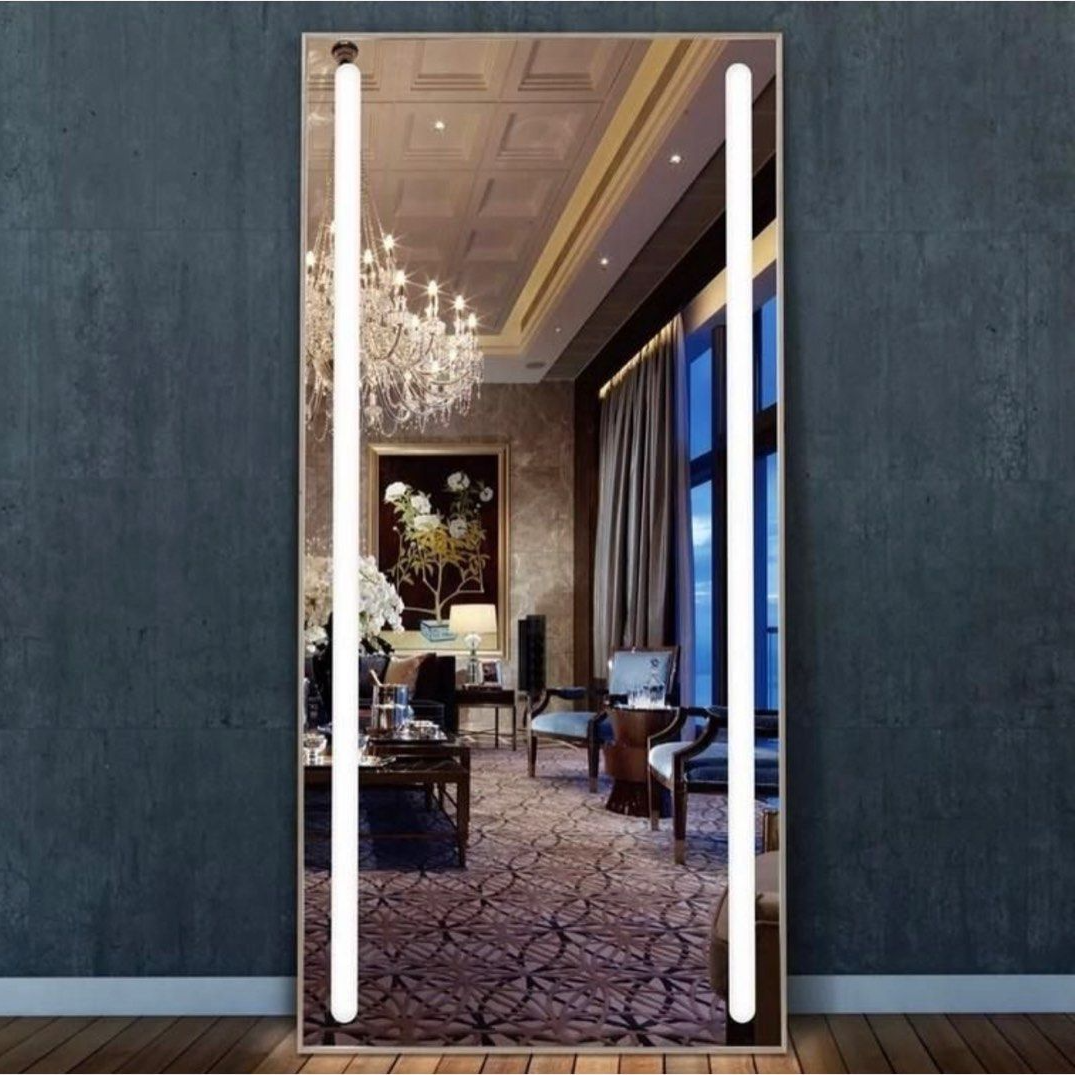 HALO Modern Full Length LED Mirror - Radical Homes Singapore