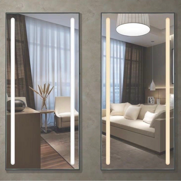 HALO Modern Full Length LED Mirror - Radical Homes Singapore