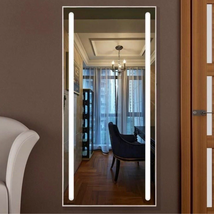 HALO Modern Full Length LED Mirror - Radical Homes Singapore