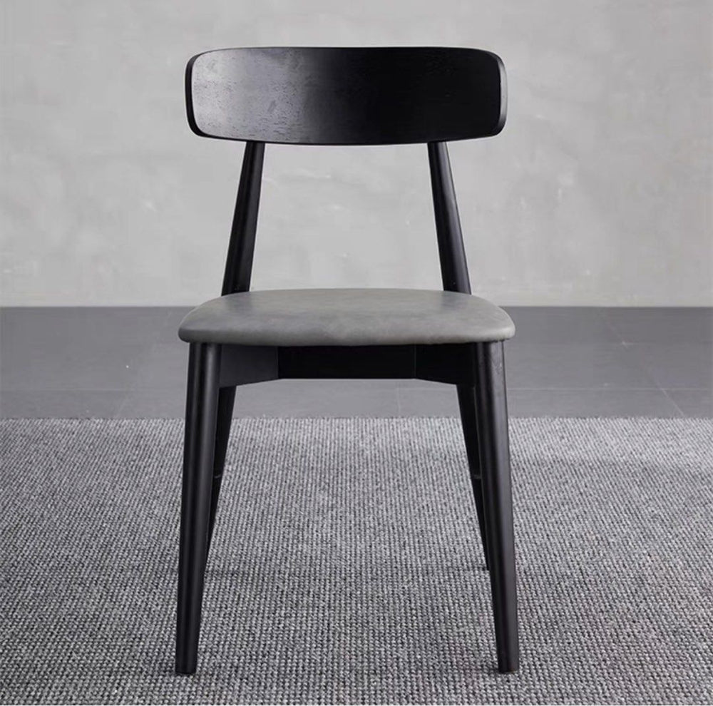 BORSON Modern Leather Dining Chair - Radical Homes Singapore