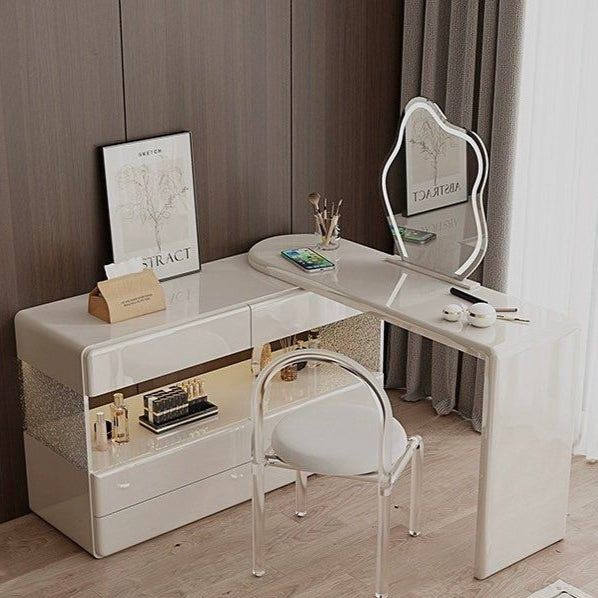 HARA Modern Extendable Vanity Table - Radical Homes Singapore