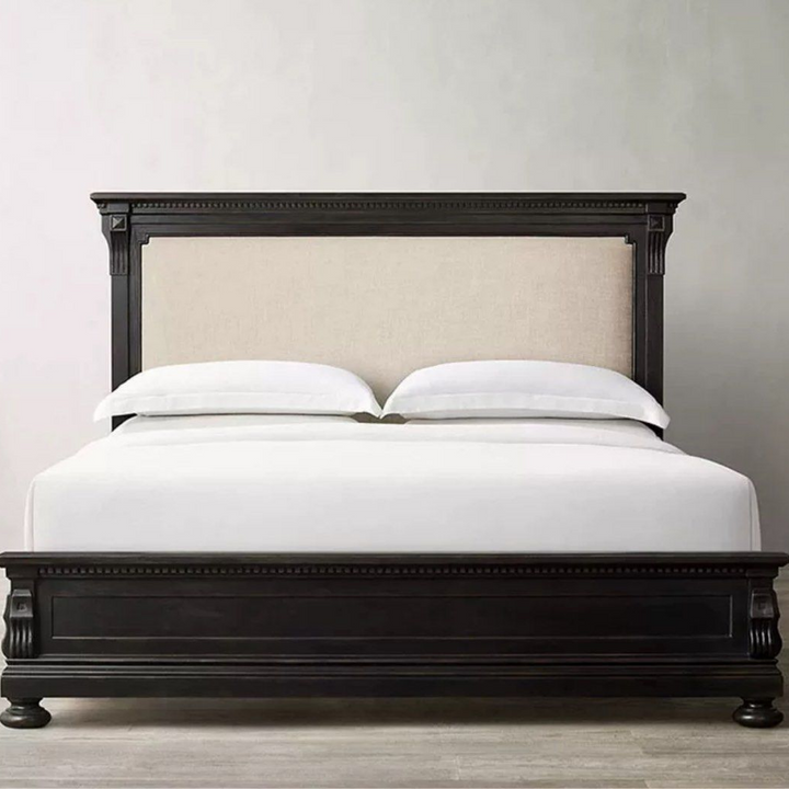 HARIER Rustic Solid Wood Bedframe - Radical Homes Singapore