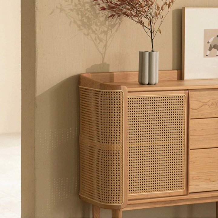 JAVEAN Solid Wood Sideboard - Radical Homes Singapore