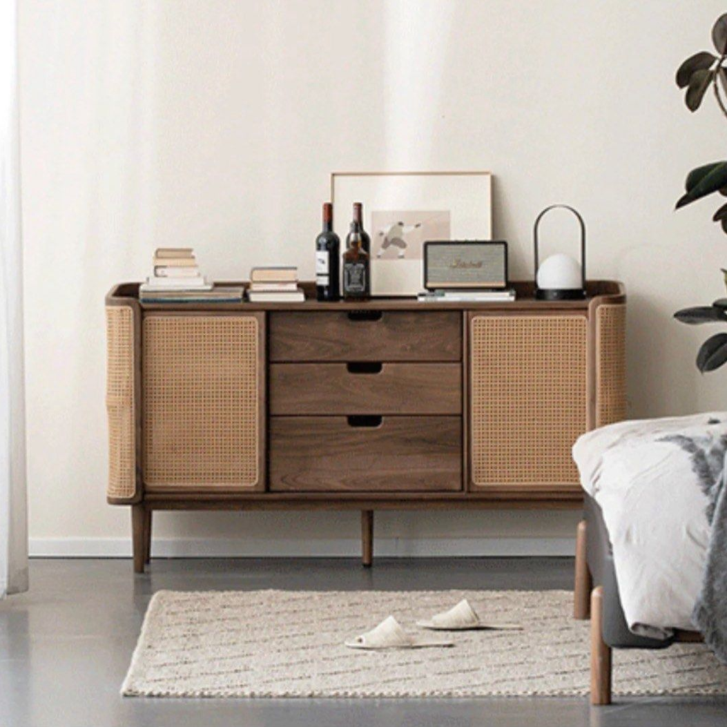 JAVEAN Solid Wood Sideboard - Radical Homes Singapore