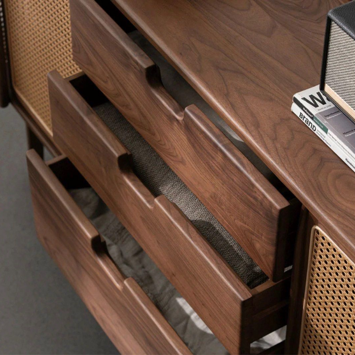 JAVEAN Solid Wood Sideboard - Radical Homes Singapore
