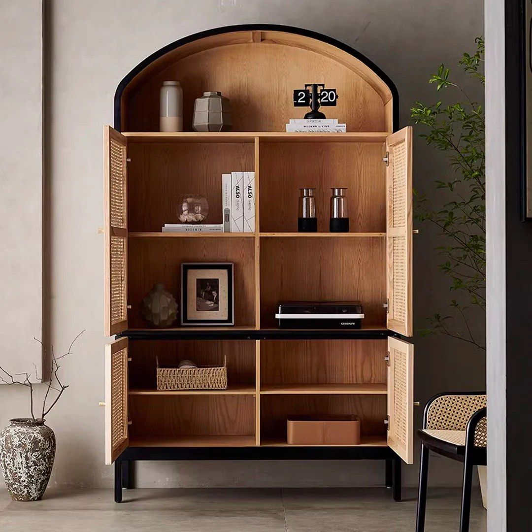 HARLEY Japandi Tall Cabinet - Radical Homes Singapore