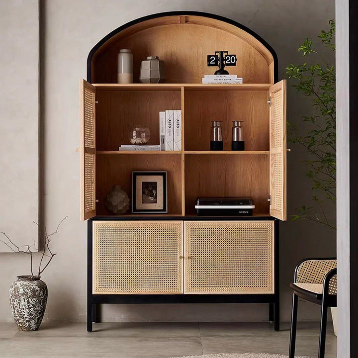 HARLEY Japandi Tall Cabinet - Radical Homes Singapore