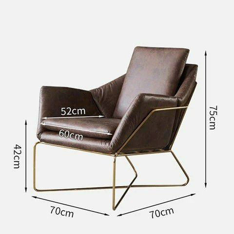 SEREN Leather Armchair - Radical Homes Singapore