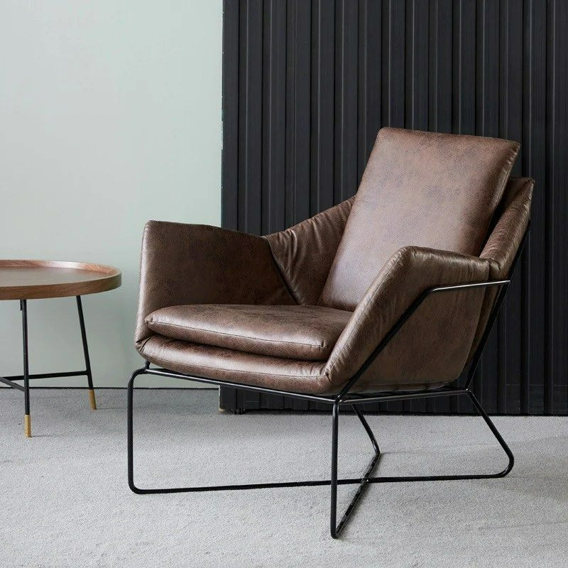 SEREN Leather Armchair - Radical Homes Singapore