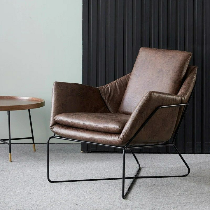 SEREN Leather Armchair - Radical Homes Singapore