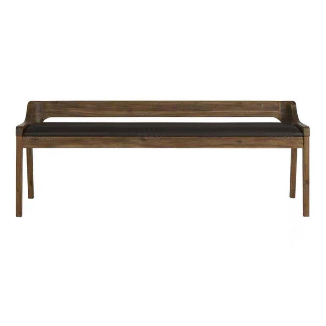AERITH Rustic Solid Wood Bench - Radical Homes Singapore