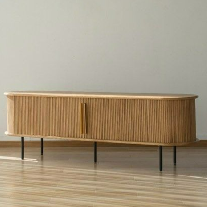 DARREK Rustic Solid Wood TV Console - Radical Homes Singapore