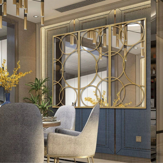 AUREVANTHE Victorian Gold Accent Mirror - Cassa Haus Singapore