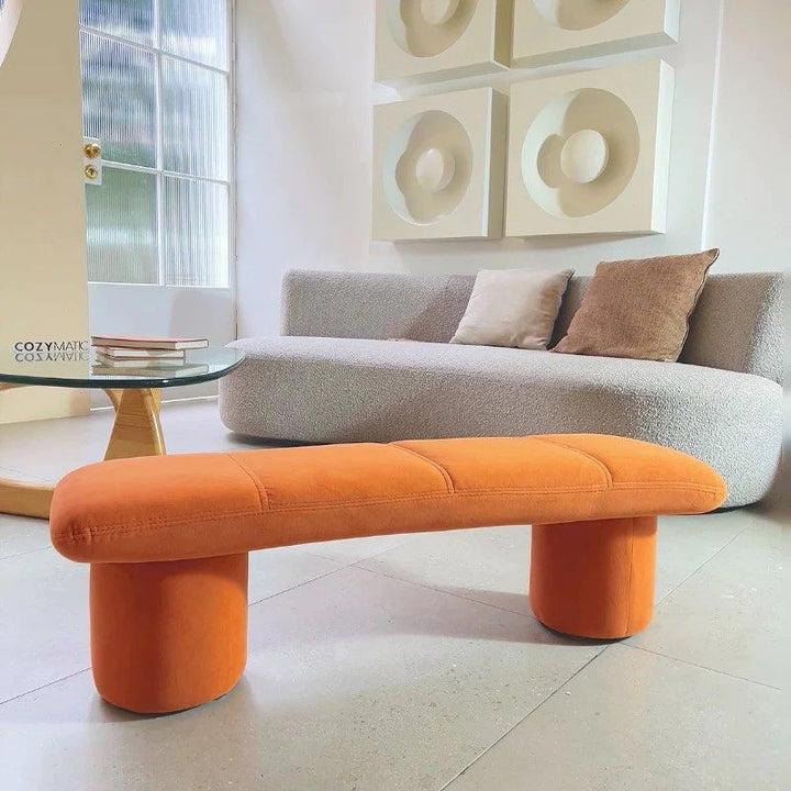 ELSPETH Upholstered Bench - Radical Homes Singapore