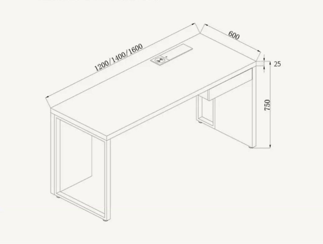 BRANSON Solid Wood Study Desk - Radical Homes Singapore