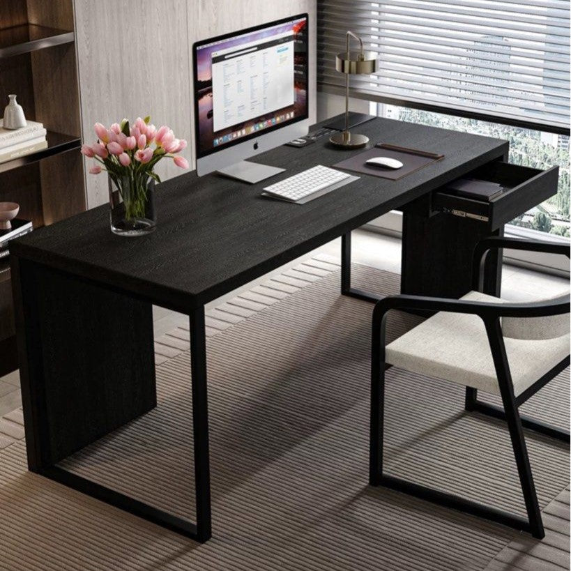 BRANSON Solid Wood Study Desk - Radical Homes Singapore