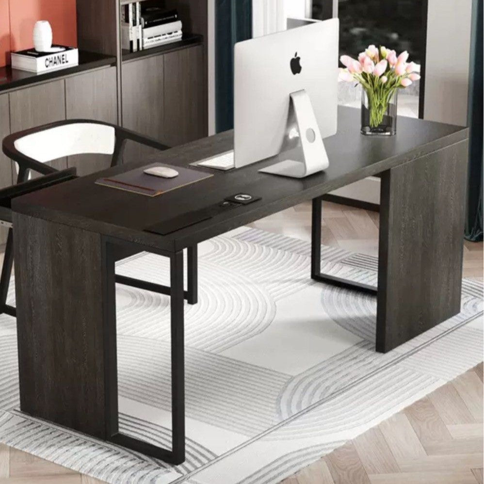 BRANSON Solid Wood Study Desk - Radical Homes Singapore