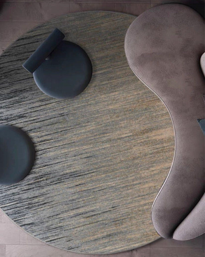 KATIE Modern Round Rug - Radical Homes Singapore