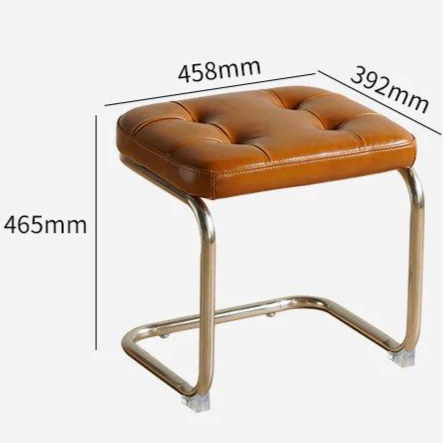 FABIOLA Leather Bench & Ottoman - Radical Homes Singapore