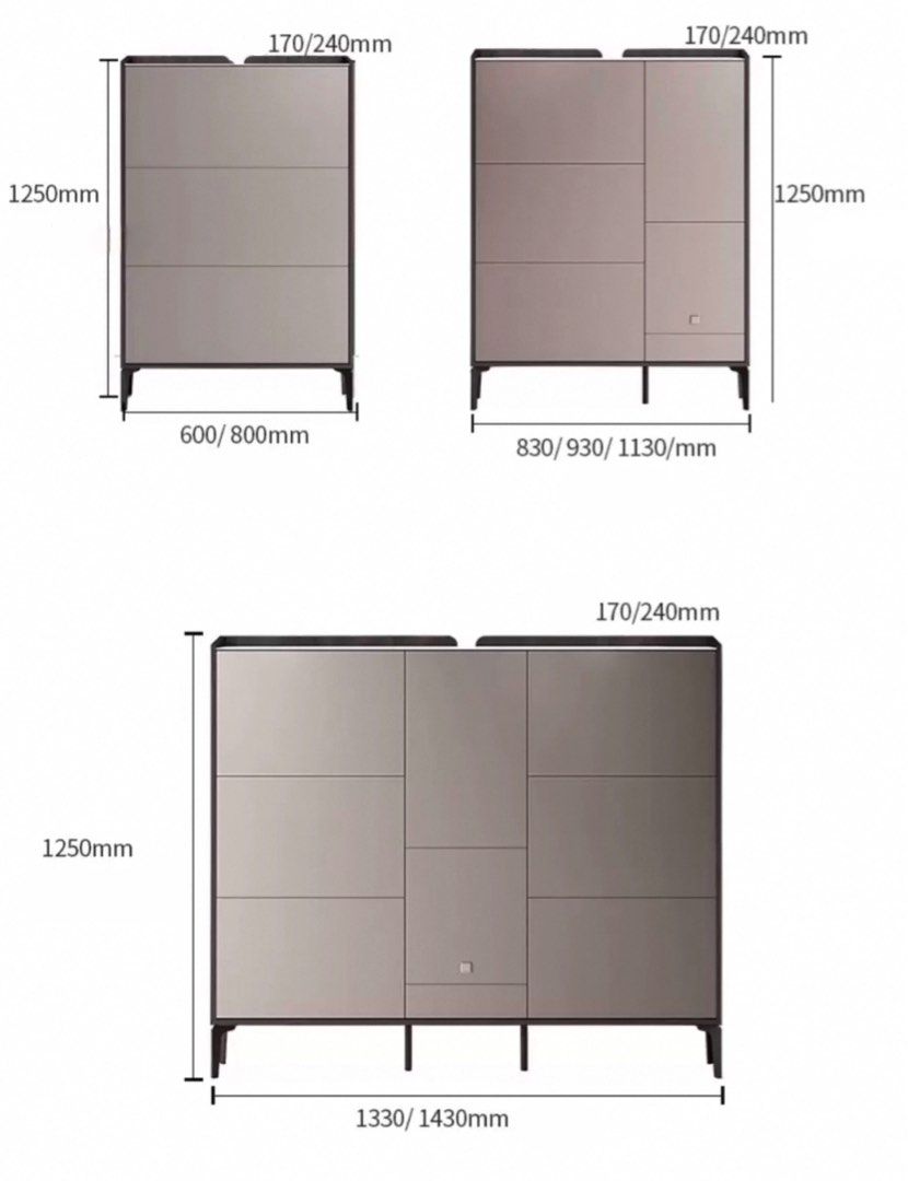 HERFEL Modern Slim Shoe Cabinet - Radical Homes Singapore