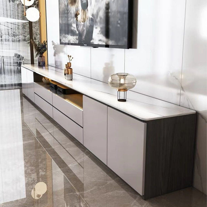 VERNESTRA Modern Sintered Stone TV Console - Radical Homes Singapore