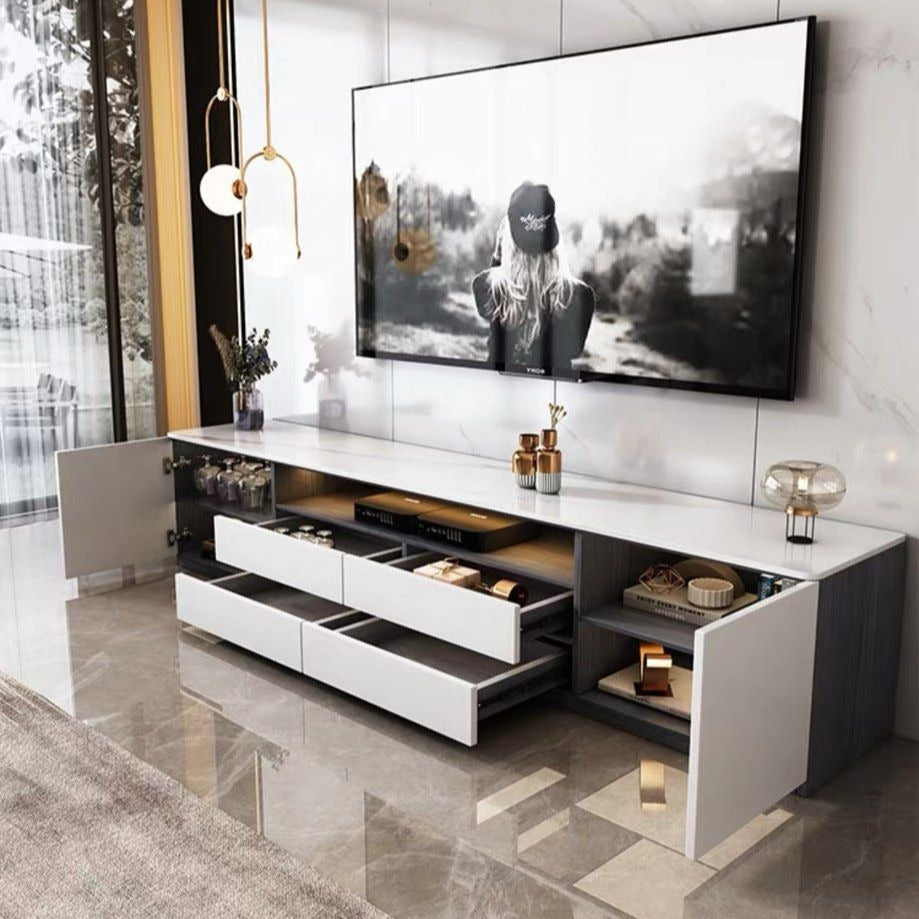 VERNESTRA Modern Sintered Stone TV Console - Radical Homes Singapore