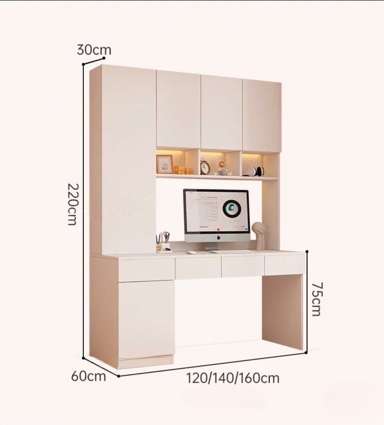 RILLEN Modern Multi-Function Study Table - Radical Homes Singapore