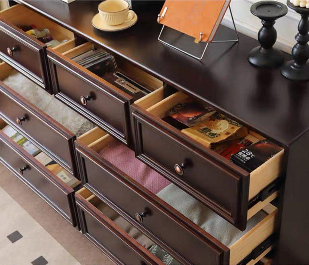 VIVENTIA Victorian Walnut Chest Of Drawers - Radical Homes Singapore