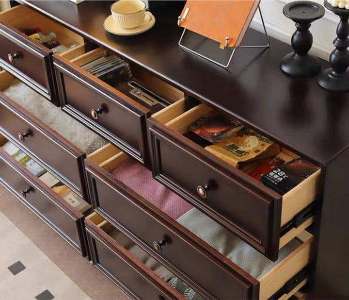 VIVENTIA Victorian Walnut Chest Of Drawers - Radical Homes Singapore