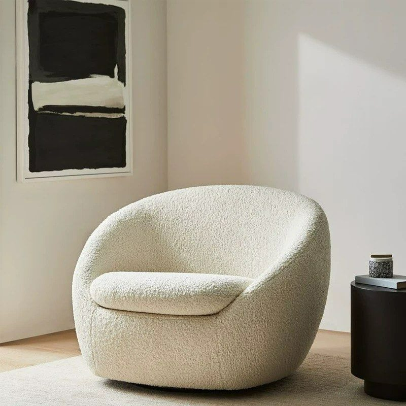 KARA Modern Boucle Lounge Chair - Radical Homes Singapore