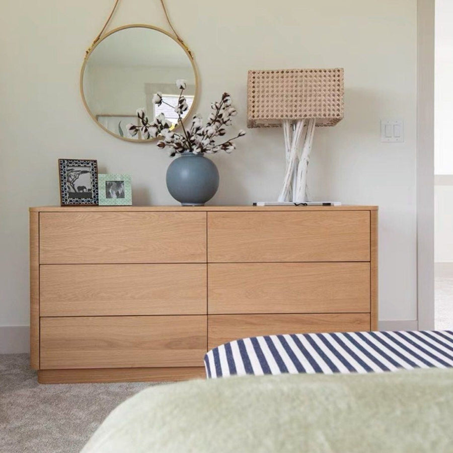 SENECA Solid Wood Chest Of Drawers - Radical Homes Singapore