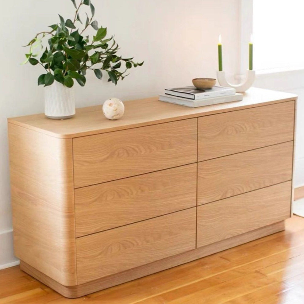 SENECA Solid Wood Chest Of Drawers - Radical Homes Singapore